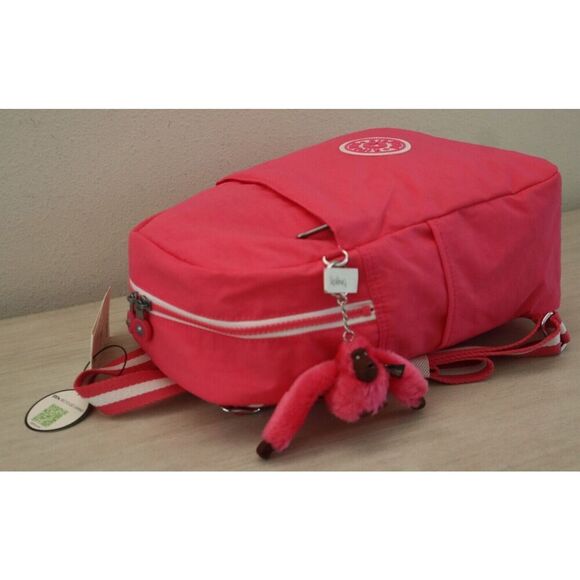 Kipling KIB8F0-6NK Women's Small Flashy Pink Ferris Backpack - Picture 11 of 12